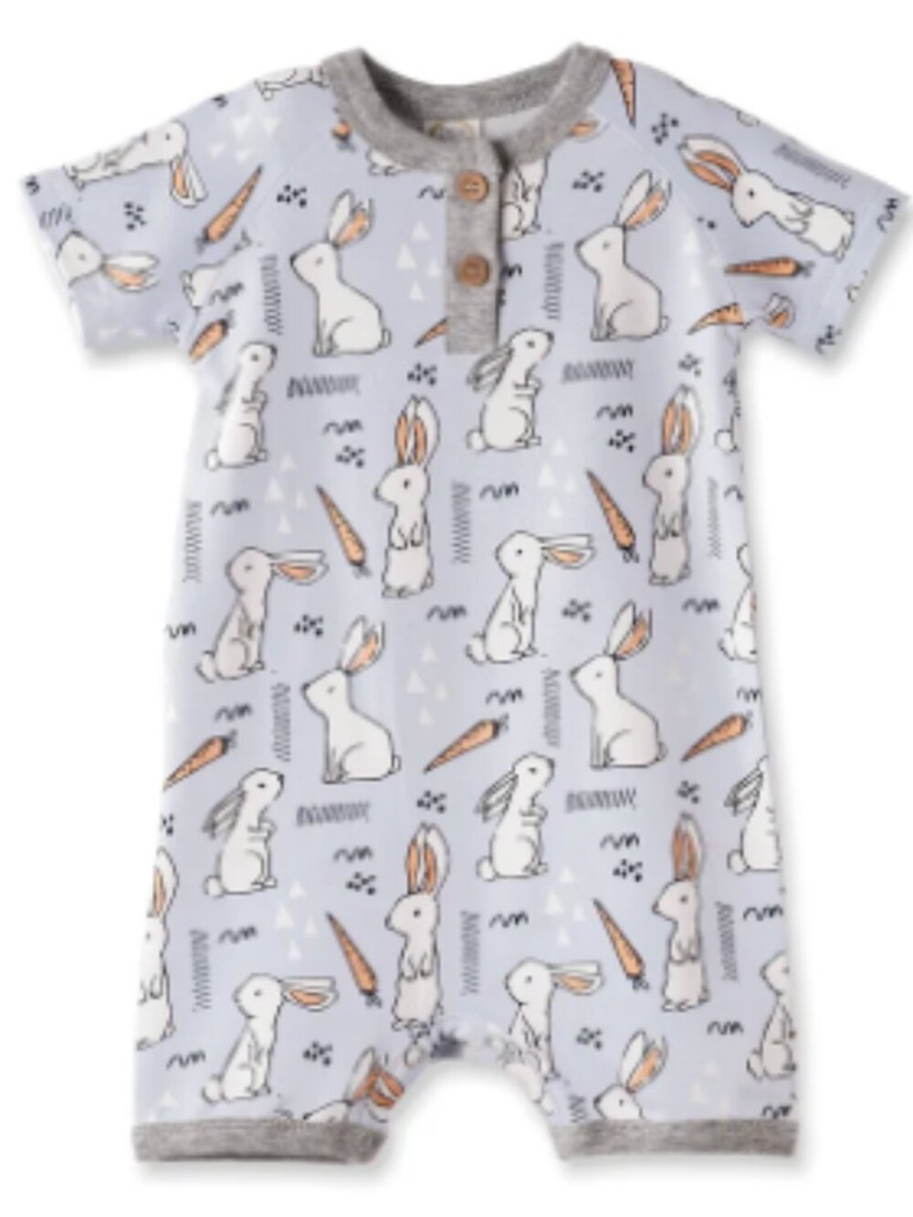 Tesa Babe - Cottontail Crew Shorty Henley Romper
